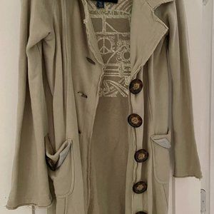 Anthropologie Millard Fillmore Oversized XS Sweater Coat